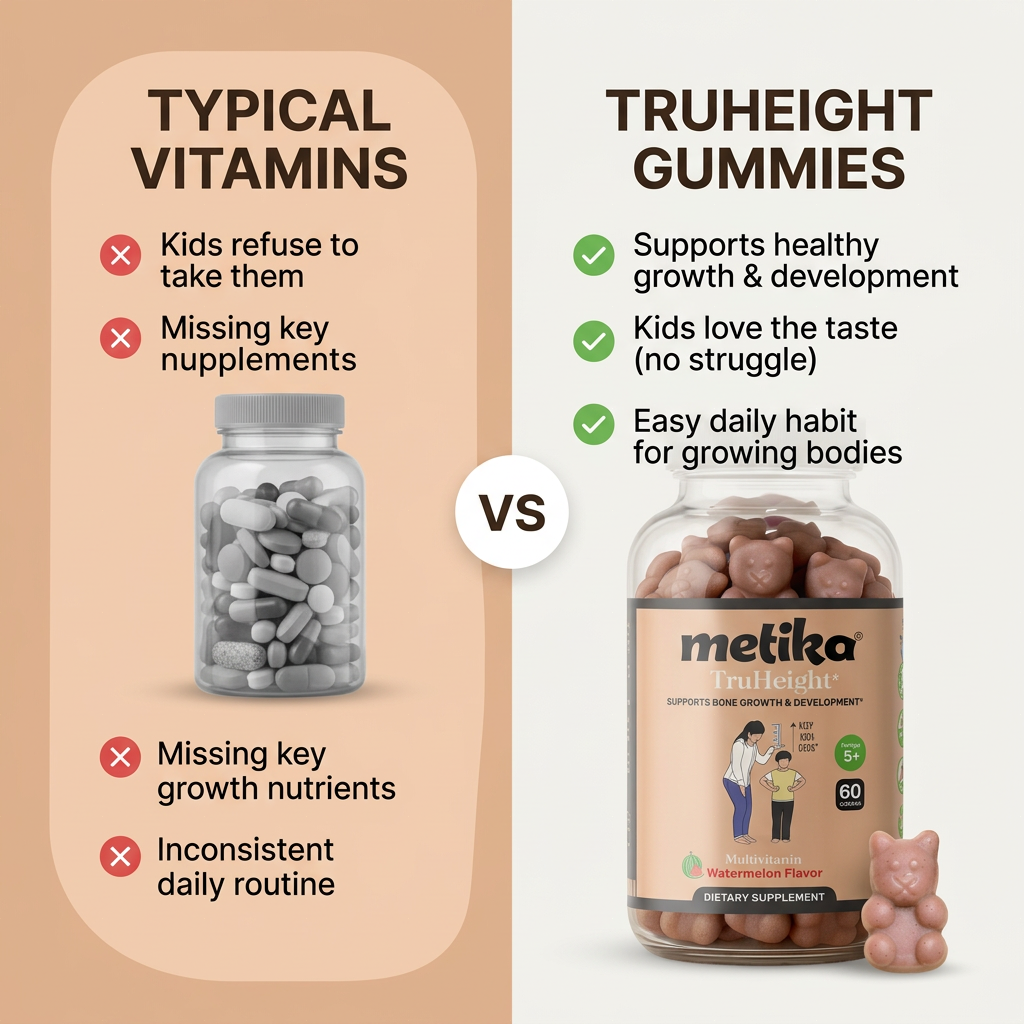 Metikas Truheight Growth Gummy
