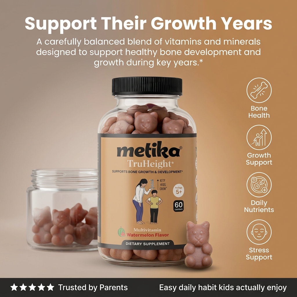 Metikas Truheight Growth Gummy