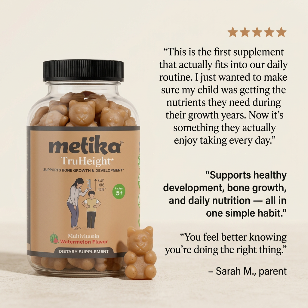 Metikas Truheight Growth Gummy