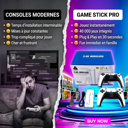 Metika GameStick - Console +40,000 Jeux Retro